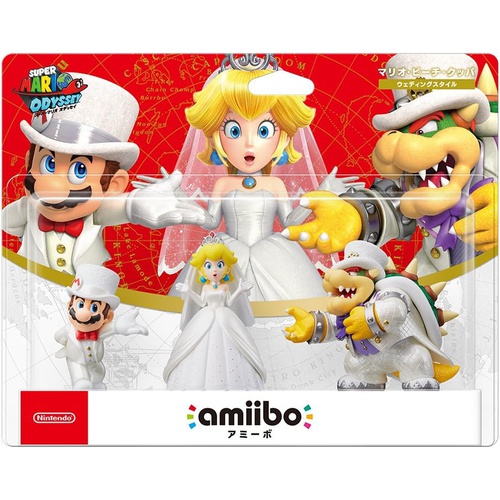  Nintendo amiibo 트리플 웨딩 세트 마리오/피치/쿠파