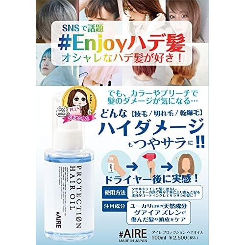  AIRE 프로텍션 헤어 오일 100ml 손상모 보수 케어