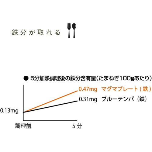  Yanagi Sori 마그마 플레이트 철 프라이팬 22cm 인덕션 사용 뚜껑 포함 일본산 