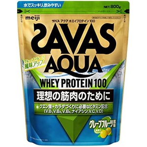 SAVAS 아쿠아 유청 단백질 100 구연산 자몽맛 840g