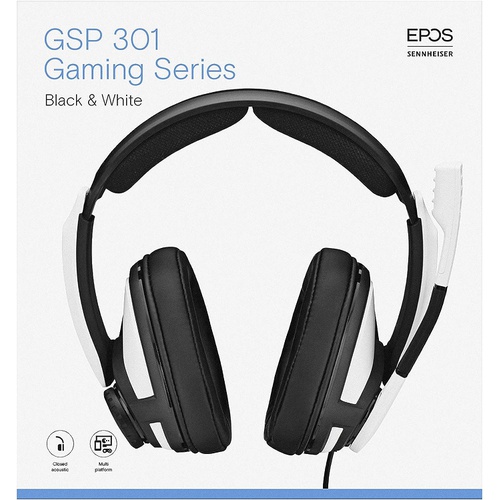  EPOS 게이밍 헤드셋 유선 밀폐형 노이즈 캔슬링 마이크 부착 GSP301
