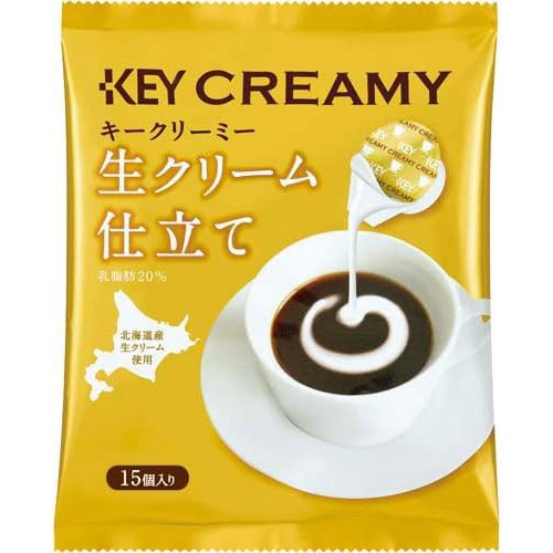  KEY COFFEE 크리미포션 생크림 만들기 15개×4세트 
