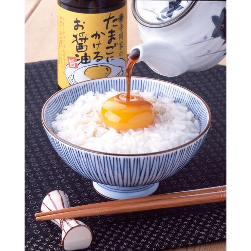  테라오카 유기 양조 달걀에 뿌리는 간장 300ml 일본 계란밥 간장 