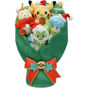 Pokemon 오리지널 인형 부케 Paldeas Christmas Market 입학 졸업 학예회 선물