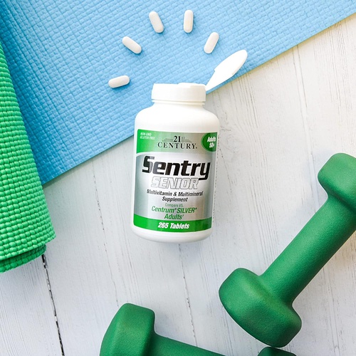  21st Century Health Care Sentry Senior Multivitamin & Mineral Supplement Adults 50+ 265Tablets