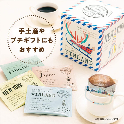  AGF 프리미엄 드립 온 더 월드 모둠 20봉 일본 드립 커피 