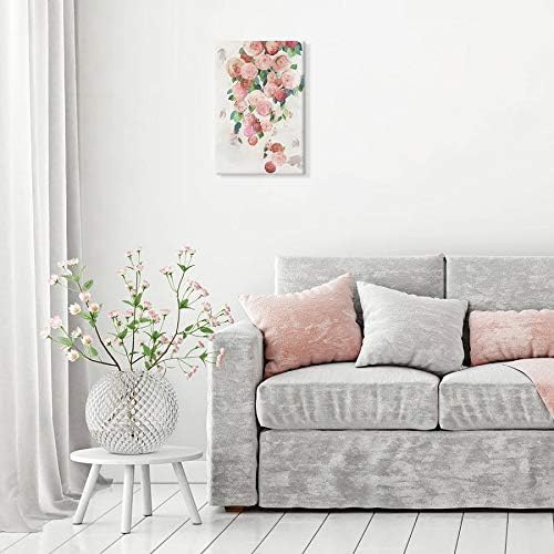  7 CANVAS 아트 패널 꽃그림 핑크장미 풍경화 캔버스회화 인테리어아트 벽그림 40*60cm