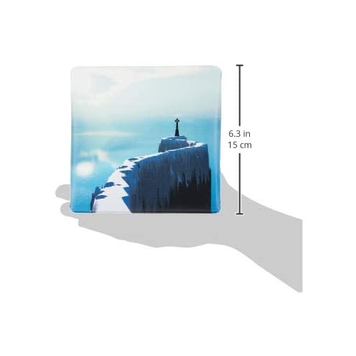  ArtDeli 하늘 바다 아트 패널 15×15cm 자연 풍경 블루 패브릭 인테리어 그림 