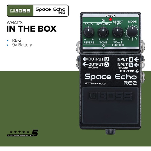  BOSS RE 2 Space Echo 딜레이 리버브 기타 이펙터