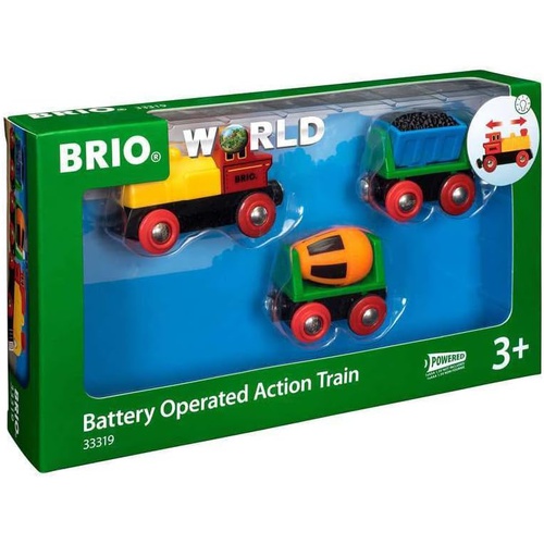  BRIO WORLD 배터리 파워 액션 트레인 총 3피스 33319