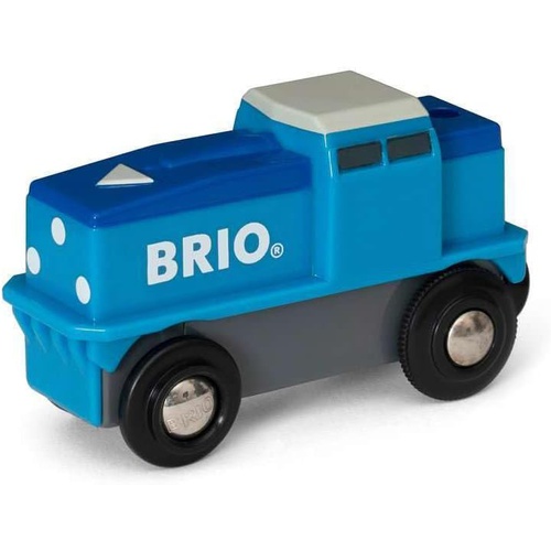  BRIO WORLD 카고 배터리 엔진 목제 레일 장난감 33130