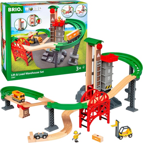 BRIO WORLD 웨어하우스 레일 세트 장난감 목제 레일 33887