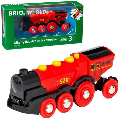  BRIO WORLD 마이티 액션 기관차 33592 기차 장난감 