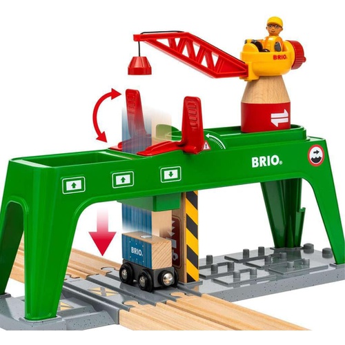  BRIO WORLD 컨테이너 크레인 63399600 피규어 장난감 