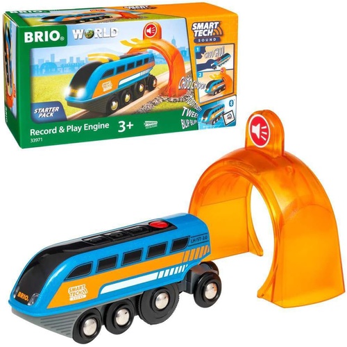  BRIO 스마트 테크 사운드 엔진 전동 차량 전철 장난감 목제 레일 33971