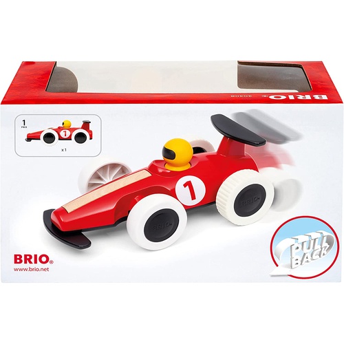  BRIO WORLD 대형 풀백 레이싱카 30308 자동차 장난감