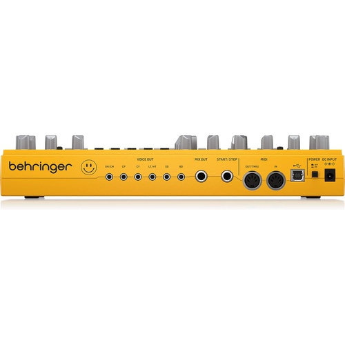  Behringer 아날로그 드럼 머신 USB/DIN MIDI 지원 16단계 시퀀서 아날로그 디스토션 탑재 