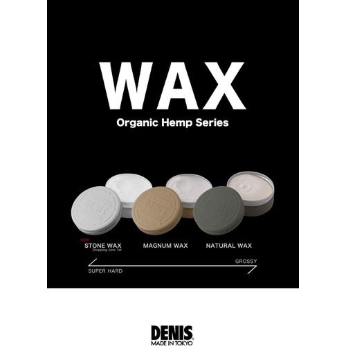 DENIS STONE WAX 80g 엑스트라 하드 매트한 질감 오가닉 HEMP 오일 13가지 모발 추출물 함유