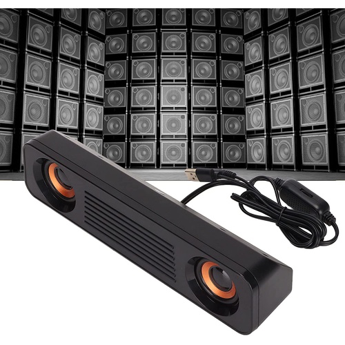  Dpofirs 유선 USB 전원 PC SoundBar 스피커 HIFI 360° 스테레오 사운드 