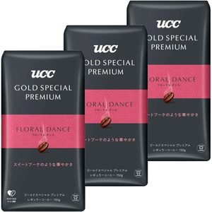 GOLD SPECIAL PREMIUM UCC 볶은콩 플로럴 댄스 150g 3개 레귤러 원두