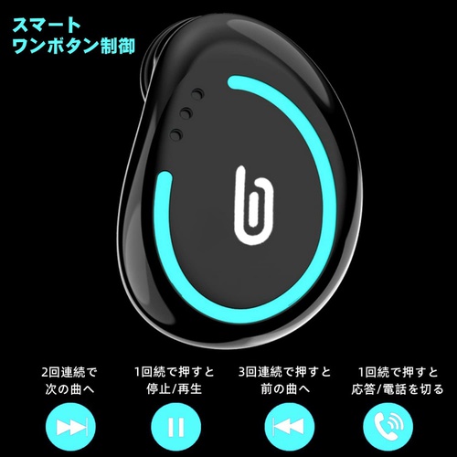  Generic 블루투스 헤드셋 한쪽 귀 무선 이어폰 Hi Fi V5.0 핸즈프리