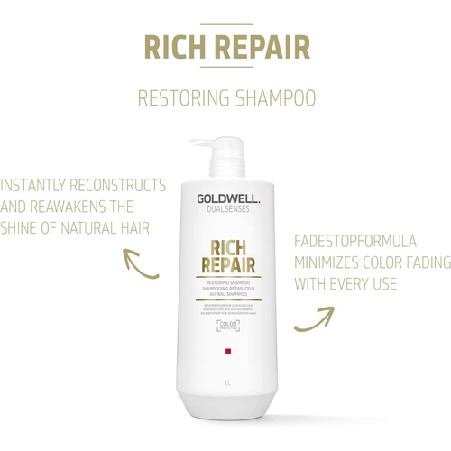  Goldwell Dual Senses Rich Repair Restoring Shampoo 1000ml