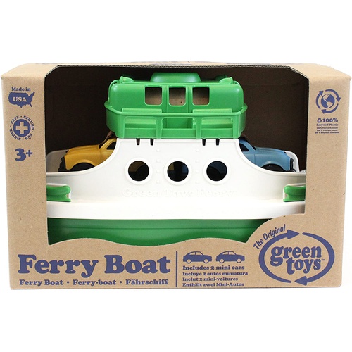  Green Toys 페리보트 미니카 포함 목욕용 장난감 FRBGW 1290