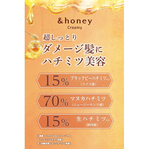  Honey 앤드 허니 크리미 EX 데미지 리페어 헤어팩 1.5