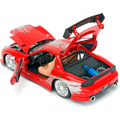  jada toys 1:25 FAST&FURIOUS DIECAST MINICAR DomS Mazda RX 7 