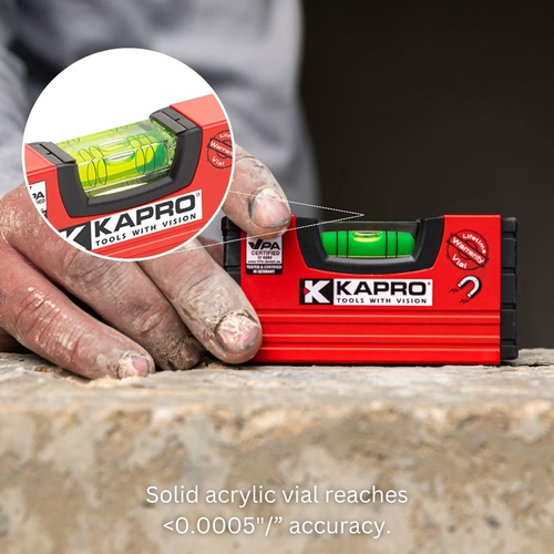  Kapro 알루미늄 레벨 HANDY LEVEL 10CM KP246101008C00 수평 수직 측정용