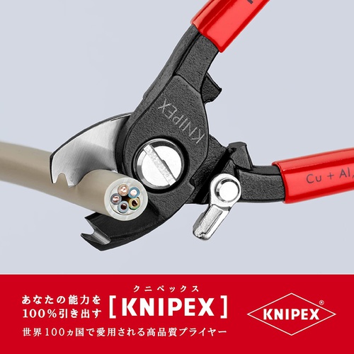  KNIPEX 케이블 커터 9541 165