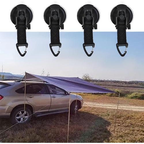  Karonpeln 카사이드타프 흡착판후크 강력 4구 차량 텐트용 캠핑용품 