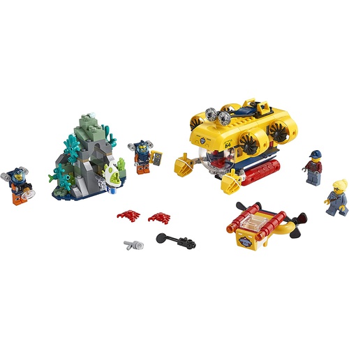  LEGO 시티 바다 탐험대 심해저 수중 탐사 잠수함 다이빙 60264