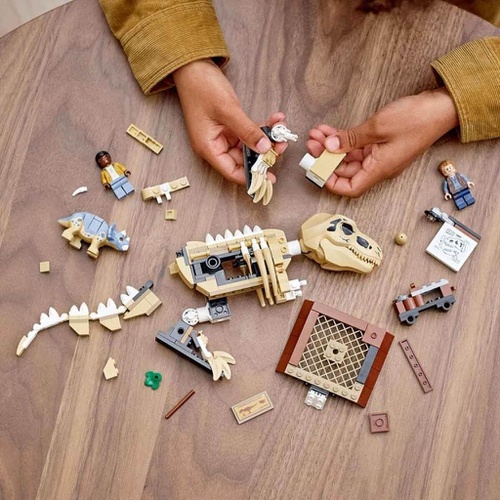  LEGO 쥬라기 월드 T 렉스 대화석전 76940 장난감 블록