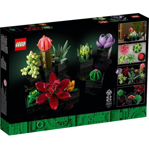  LEGO 다육식물 10309 장난감 블록 선물 꽃 플라워 인테리어