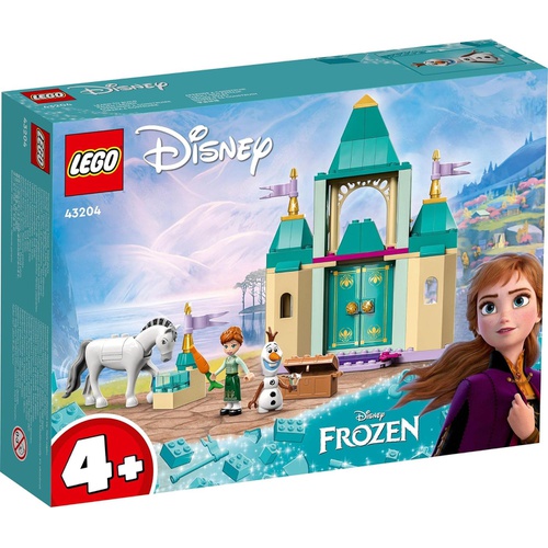  LEGO 디즈니 프린세스 안나와 올라프의 즐거운 성 43204 장난감 블록
