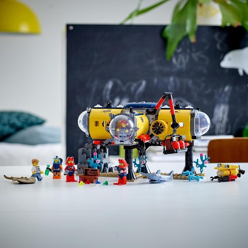  LEGO 시티 바다 탐험대 해저 탐사 기지 60265 장난감 블록