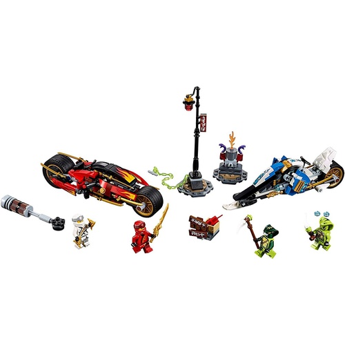  LEGO 닌자고 카이 & 젠 오토바이 레이스 70667 블록 장난감 