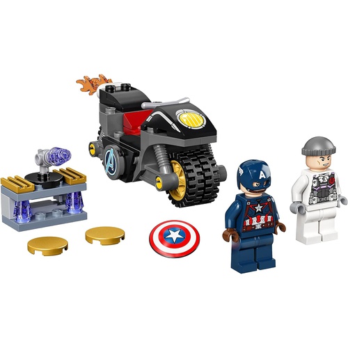  LEGO 슈퍼 히어로즈 캡틴 아메리카와 히드라의 결전 76189 장난감 블록