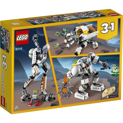  LEGO 크리에이터 우주 탐사 로봇 31115 장난감 블록