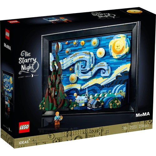  LEGO 고흐 별이빛나는 밤 21333 장난감 블록