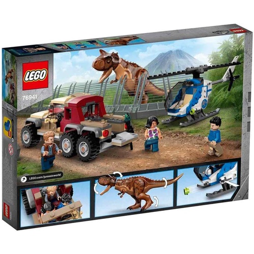  LEGO 쥬라기 월드 카르노타우루스 대추적 76941 장난감 블록