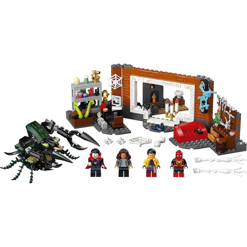  LEGO 슈퍼 히어로즈 스파이더맨 땡땡이 침입 76185 장난감 블록 