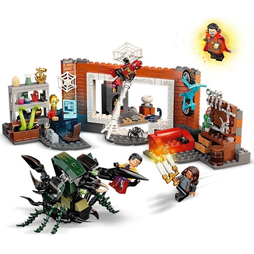  LEGO 슈퍼 히어로즈 스파이더맨 땡땡이 침입 76185 장난감 블록 