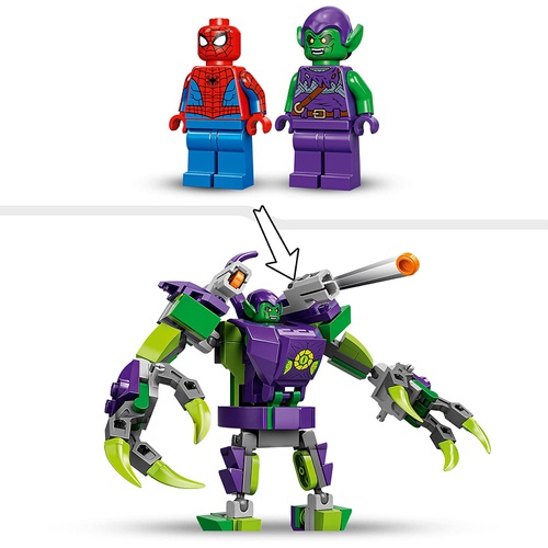  LEGO 마블 어벤져스 스파이더맨과 그린 도깨비 메카슈트 배틀 76219 장난감 블록 