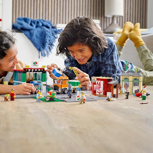  LEGO 시티 레고 타운 센터 로드 플레이트 포함 60292 장난감 블록 