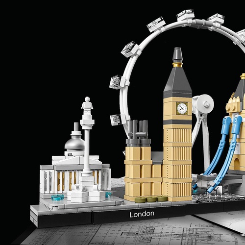  LEGO 아키텍처 런던 21034 블록 장난감 