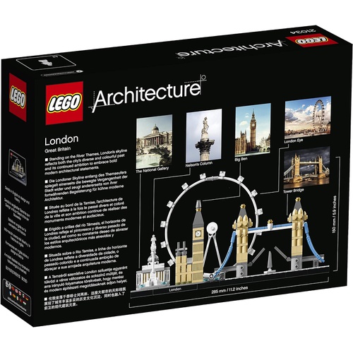  LEGO 아키텍처 런던 21034 블록 장난감 