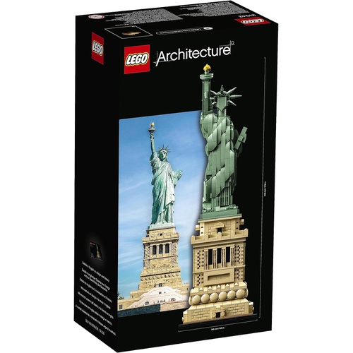  LEGO 아키텍처 자유의 여신 21042 블록 장난감