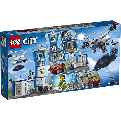  LEGO 시티 하늘의 폴리스 지령 기지 60210 블록 장난감 